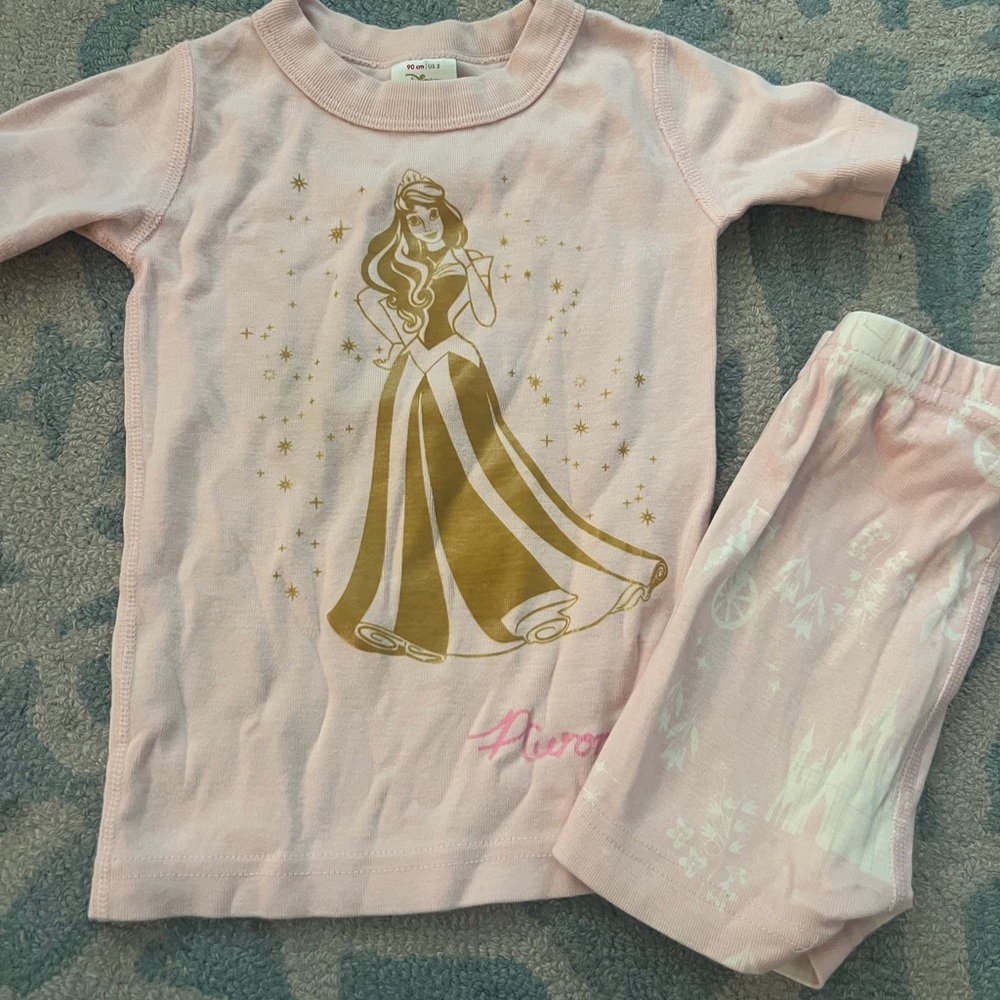 Hanna Andersson Disney Aurora Princess Pajama Set